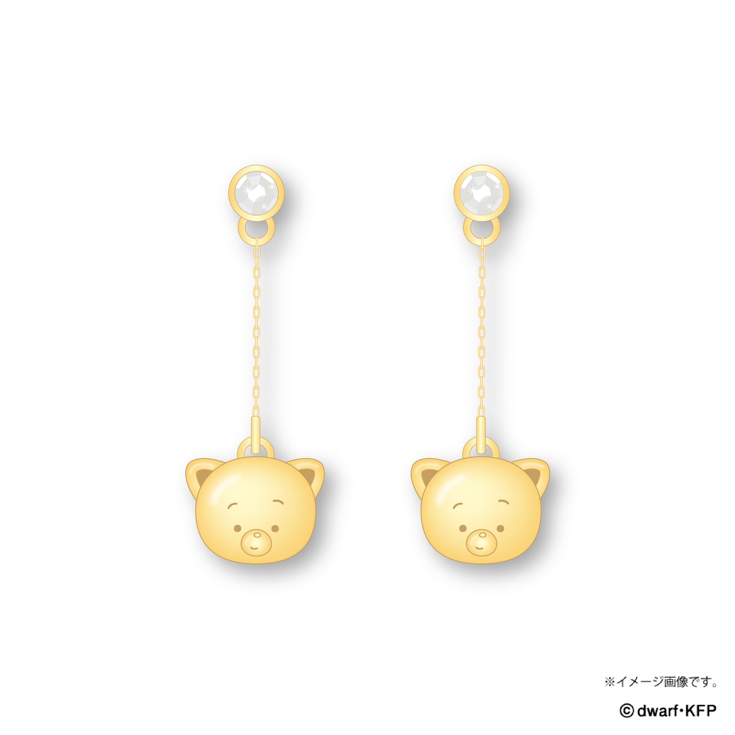 こまねこピアス/イヤリング