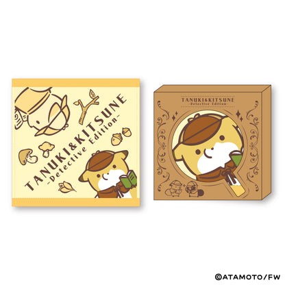 【タヌキとキツネ】タオルハンカチ
