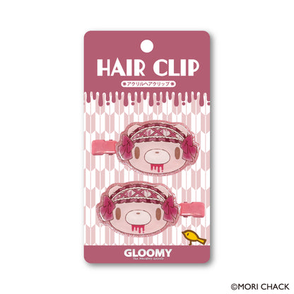 【グルーミー】アクリルヘアクリップ（和ロリ）