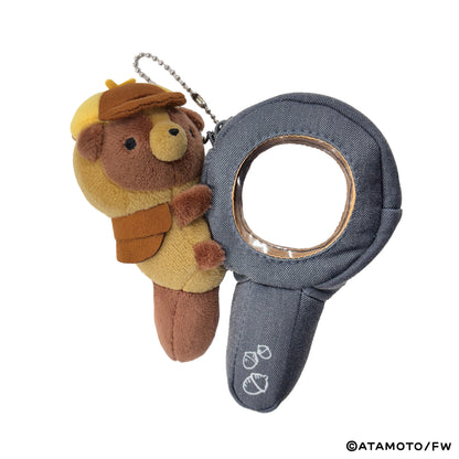 【タヌキとキツネ】ポーチキーホルダー