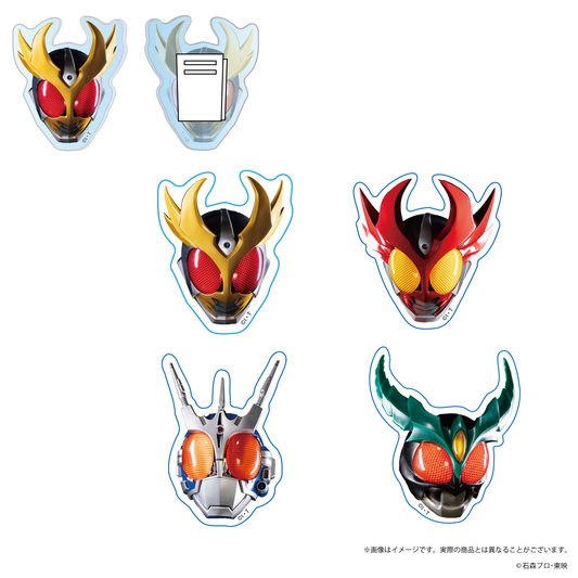 仮面ライダーアギト　顔面アクリルクリップ(ランダム全4種)