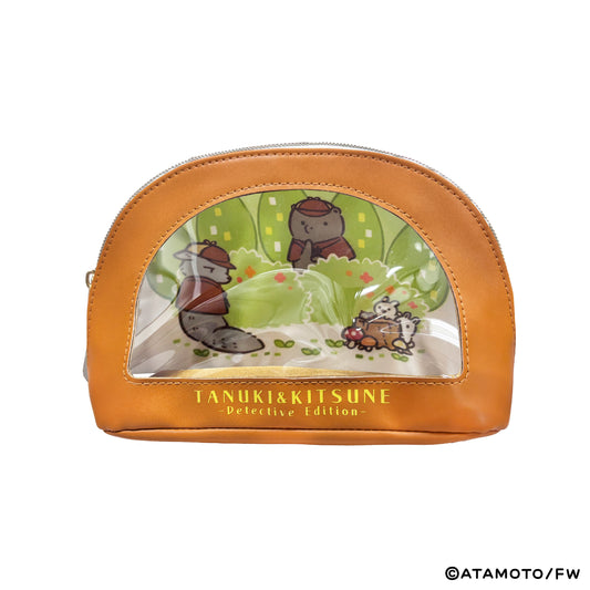【タヌキとキツネ】マルチポーチ