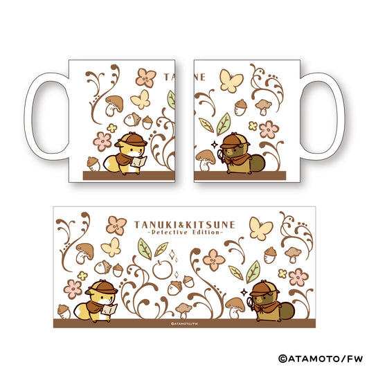 【タヌキとキツネ】マグカップ