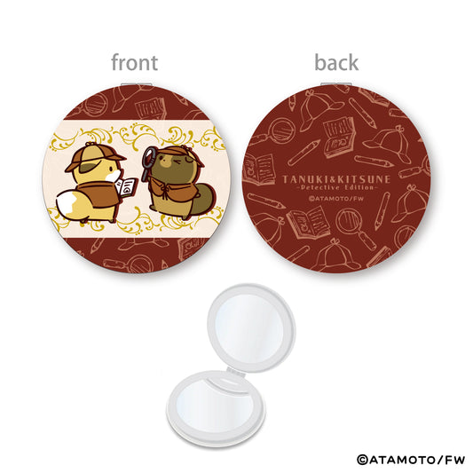 【タヌキとキツネ】両面鏡