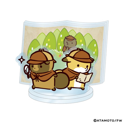 【タヌキとキツネ】デルコミ（アクリルスタンド）