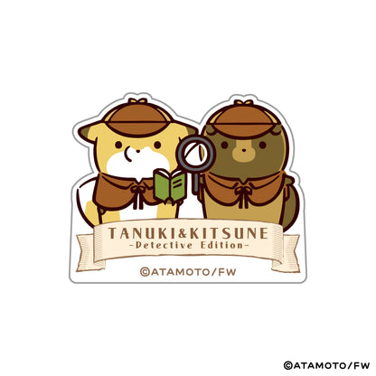 【タヌキとキツネ】アクリルクリップ