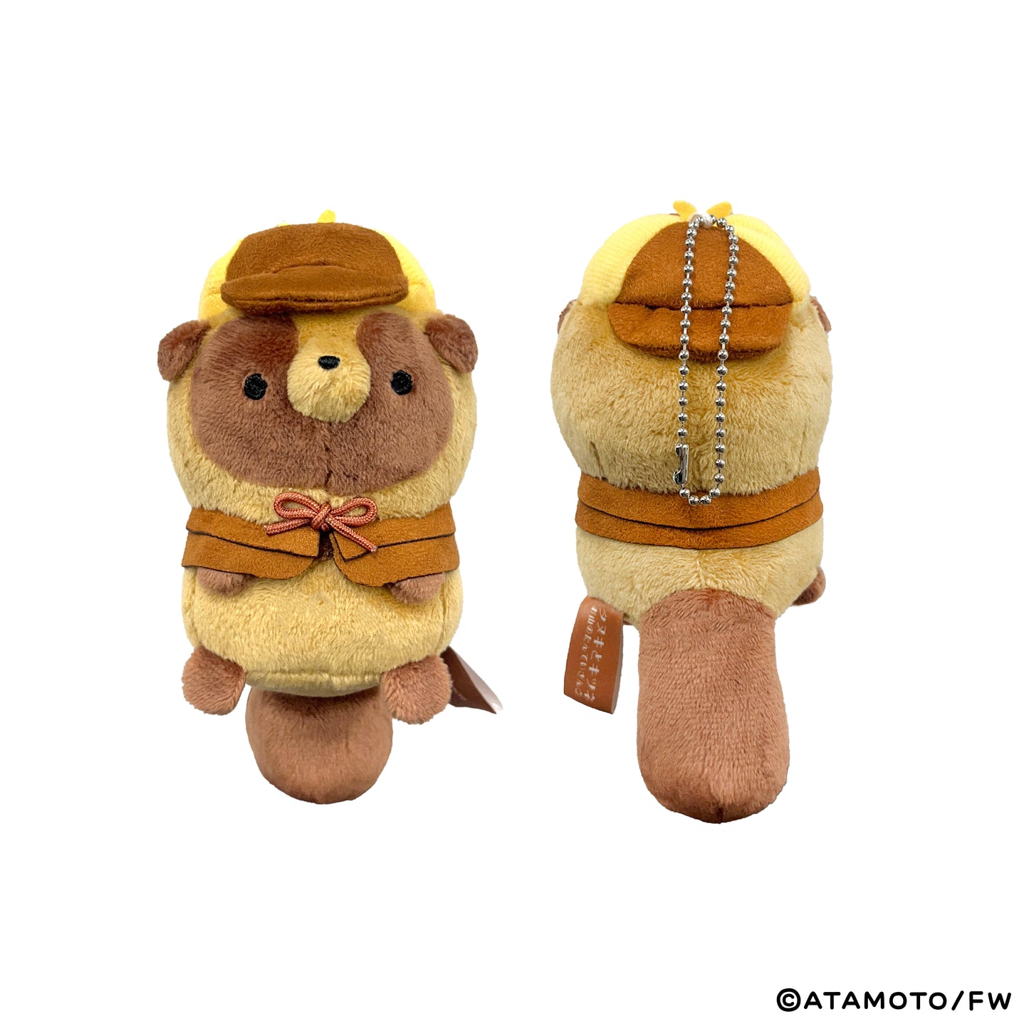 【タヌキとキツネ】マスコットキーホルダー