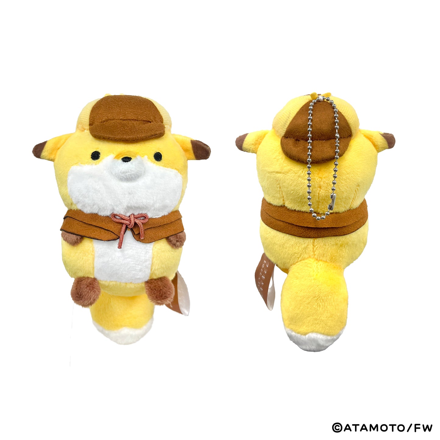 【タヌキとキツネ】マスコットキーホルダー