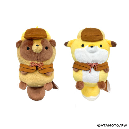 【タヌキとキツネ】マスコットキーホルダー