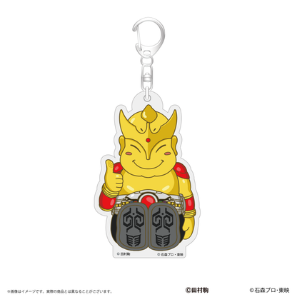 【超クウガ展】仮面ライダークウガxビリケンさん　アクリルキーホルダー(マイティフォーム/タイタンフォーム)