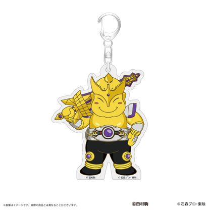 【超クウガ展】仮面ライダークウガxビリケンさん　アクリルキーホルダー(マイティフォーム/タイタンフォーム)
