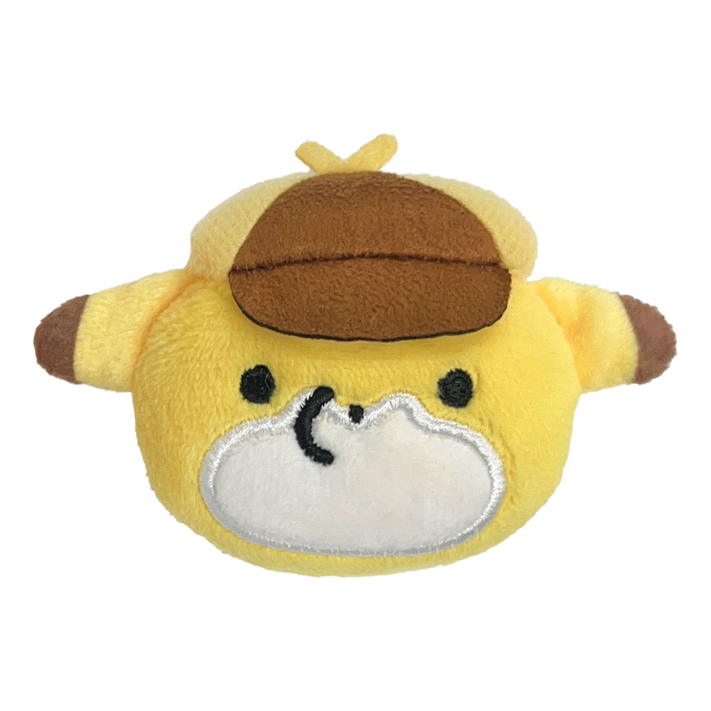 【タヌキとキツネ】ぬいぐるみバッジ